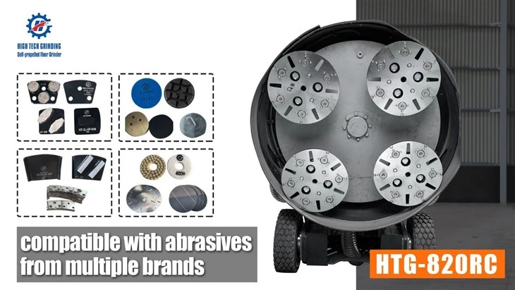 Remote Concrete Grinding Machine